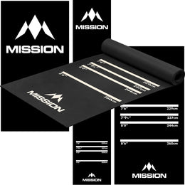 Mission Heavy Duty Rubber Pro Level Darts Mat