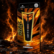 Mission Javan Silver Coated Steel Tip Darts – Brass