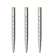 Mission Laser Plus Steel Tip Lasered Dart Points - Silver