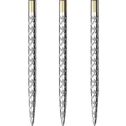 Mission Laser Plus Steel Tip Lasered Dart Points - Silver