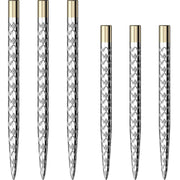 Mission Laser Plus Steel Tip Lasered Dart Points - Silver