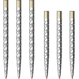 Mission Laser Plus Steel Tip Lasered Dart Points - Silver