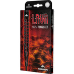 Mission Lava Steel Tip Darts – 95% Tungsten
