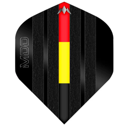 Mission Mike De Decker Black Dart Flights - Standard No.2