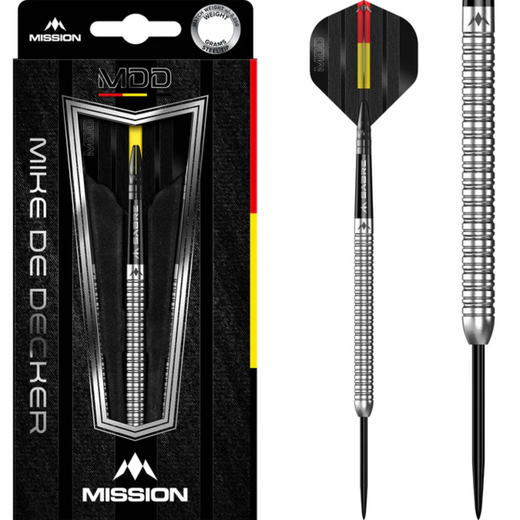 Mission Mike De Decker Steel Tip Darts – 95% Tungsten