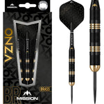 Mission Onza M1 Steel Tip Darts – Brass