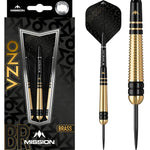 Mission Onza M2 Steel Tip Darts – Brass