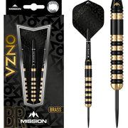 Mission Onza M3 Steel Tip Darts – Brass
