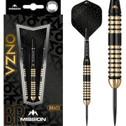 Mission Onza M4 Steel Tip Darts – Brass