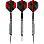 Mission Rogue Silver And Red Steel Tip Darts – Brass