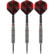 Mission Rogue Silver And Red Steel Tip Darts – Brass