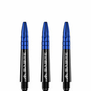 Mission Sabre Shafts - Dart Stems - Black - Blue Top