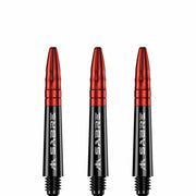 Mission Sabre Shafts - Dart Stems - Black - Red Top