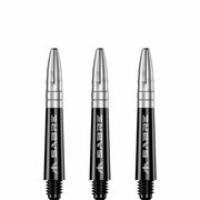 Mission Sabre Shafts - Dart Stems - Black - Silver Top
