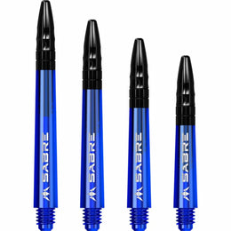 Mission Sabre Shafts - Dart Stems - Blue - Black Top