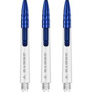 Mission Sabre Shafts - Dart Stems - Clear - Blue Top