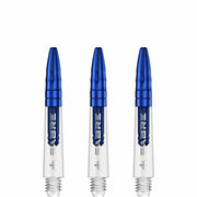 Mission Sabre Shafts - Dart Stems - Clear - Blue Top