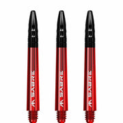 Mission Sabre Shafts - Dart Stems - Red - Black Top