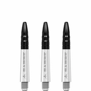 Mission Sabre Shafts - Dart Stems - White - Black Top