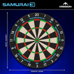 Mission Samurai 3 Professional Dartboard