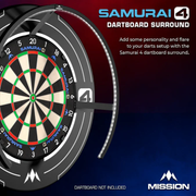 Mission Samurai 4 Dartboard Surround