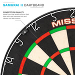 Mission Samurai II Professional Dartboard