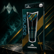 Mission Solace M1 Dark Green Steel Tip Darts – Brass