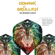 Mission Solo Dominik Grüllich Dart Flights - Standard No.2