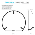 Mission Torus 270 Dartboard Lighting