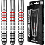 Mission Wessel Nijman Steel Tip Darts – 95% Tungsten - Natural