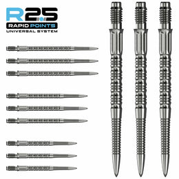 Mission R2.5 Rapid Steel Tip Screw In Dart Points - GV2
