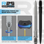 Mission R2.5 Rapid Steel Tip Screw In Dart Points - SM1