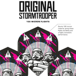Original Stormtrooper Standard No2 Dart Flights - 3 Troopers and Space Craft