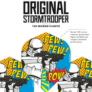 Original Stormtrooper Standard No2 Dart Flights - Pew Pew Pow