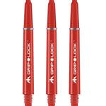 Mission GripLock Shafts - Dart Stems - Red