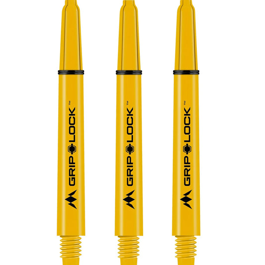 Mission GripLock Shafts - Dart Stems - Yellow