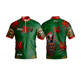 Patrick Manicom Draig Goch Warrior Darts Shirt