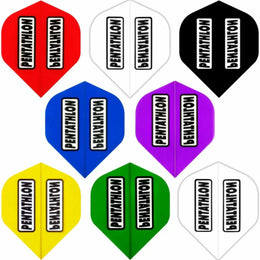 Pentathlon Colours Dart Flights - 100 Micron - No2 Standard