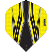 Pentathlon TDP Lux Vision Black Centre Dart Flights - 100 Micron - No2 Standard