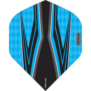Pentathlon TDP Lux Vision Black Centre Dart Flights - 100 Micron - No2 Standard