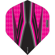 Pentathlon TDP Lux Vision Black Centre Dart Flights - 100 Micron - No2 Standard