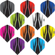 Pentathlon TDP Lux Vision Black Centre Dart Flights - 100 Micron - No2 Standard