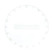 Precise 180 One Piece Number Ring - Classic White