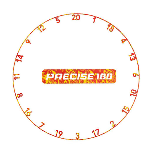 Precise 180 One Piece Number Ring - Element  Fire