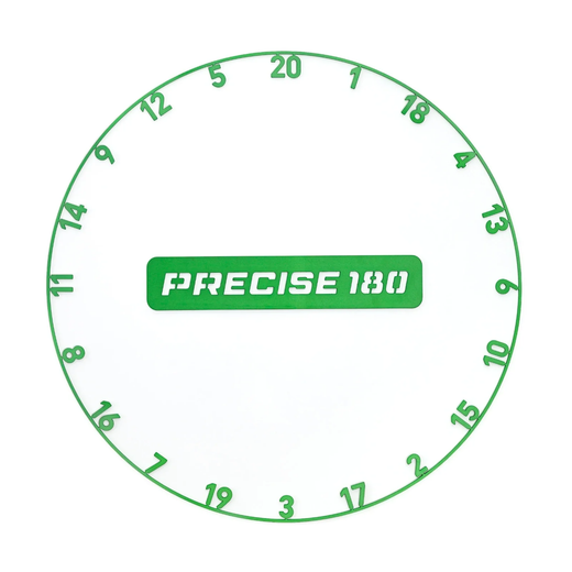 Precise 180 One Piece Number Ring - Emerald Green