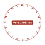 Precise 180 One Piece Number Ring - Faded Red