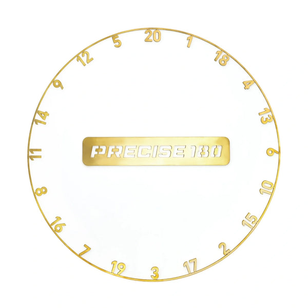 Precise 180 One Piece Number Ring - Gold