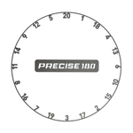 Precise 180 One Piece Number Ring - Graphite