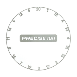 Precise 180 One Piece Number Ring - Nordic Grey