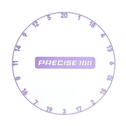 Precise 180 One Piece Number Ring - Purple Pulse